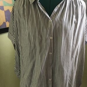 Madewell Central Drape shirt in Ballard sz. XL